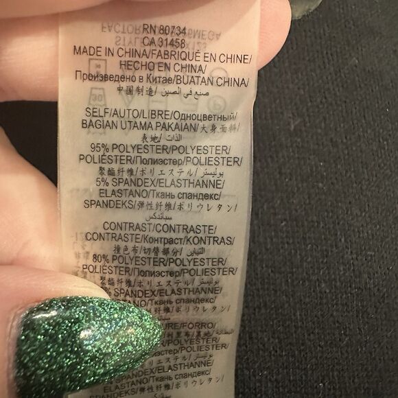 BCBG Maxazria Black Lace Nude Lining y2k Peplum Top Sz XXS Vicktoria Zip - Picture 11 of 11